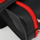 GIVENCHY Hand Bag Leather 2way Black Silver Auth ka4793A-16