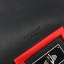 GIVENCHY Hand Bag Leather 2way Black Silver Auth ka4793A-19