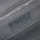GIVENCHY Hand Bag Leather 2way Black Silver Auth ka4793A-21