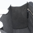 GIVENCHY Hand Bag Leather 2way Black Silver Auth ka4793A-23