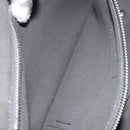 GIVENCHY Hand Bag Leather 2way Black Silver Auth ka4793A-25