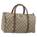 GUCCI GG Supreme Hand Bag PVC Beige Gold 002 39 6842 Auth ka4795-1