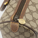 GUCCI GG Supreme Hand Bag PVC Beige Gold 002 39 6842 Auth ka4795-19