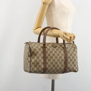 GUCCI GG Supreme Hand Bag PVC Beige Gold 002 39 6842 Auth ka4795-25