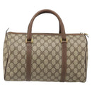GUCCI GG Supreme Hand Bag PVC Beige Gold 002 39 6842 Auth ka4795-2