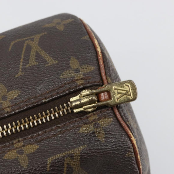 LOUIS VUITTON Monogram Papillon 30 Hand Bag M51385 LV Auth ka4796