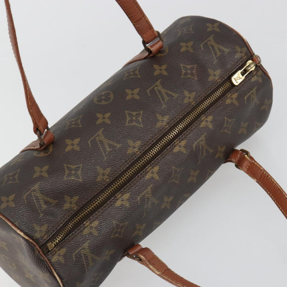LOUIS VUITTON Monogram Papillon 30 Hand Bag M51385 LV Auth ka4796