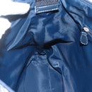 Christian Dior Trotter Canvas Shoulder Bag Navy Silver Auth ka480-20