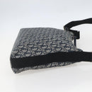 Christian Dior Trotter Canvas Shoulder Bag Navy Silver Auth ka480-5