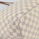 LOUIS VUITTON Damier Azur Neverfull MM Tote Bag N41605 LV Auth ka4805-11