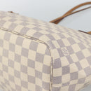 LOUIS VUITTON Damier Azur Neverfull MM Tote Bag N41605 LV Auth ka4805-12