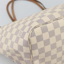 LOUIS VUITTON Damier Azur Neverfull MM Tote Bag N41605 LV Auth ka4805-13