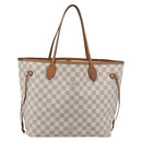 LOUIS VUITTON Damier Azur Neverfull MM Tote Bag N41605 LV Auth ka4805-2