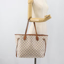 LOUIS VUITTON Damier Azur Neverfull MM Tote Bag N41605 LV Auth ka4805-21