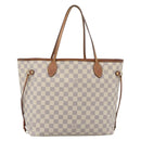 LOUIS VUITTON Damier Azur Neverfull MM Tote Bag N41605 LV Auth ka4805-3