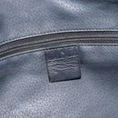 CELINE Macadam Canvas Tote Bag PVC Leather Black Gold Auth ka4807-17