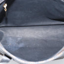 CELINE Macadam Canvas Tote Bag PVC Leather Black Gold Auth ka4807-11