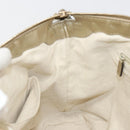 GUCCI GG Canvas Hand Bag 2way Beige Gold 247902 Auth ka4810A-22