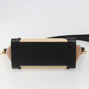 CELINE Luggage Nano Micro Mini Hand Bag Leather 2way Beige Gold Auth ka4812V-5
