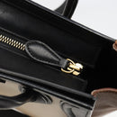 CELINE Luggage Nano Micro Mini Hand Bag Leather 2way Beige Gold Auth ka4812V-9