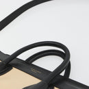 CELINE Luggage Nano Micro Mini Hand Bag Leather 2way Beige Gold Auth ka4812V-14