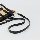 CELINE Luggage Nano Micro Mini Hand Bag Leather 2way Beige Gold Auth ka4812V-8