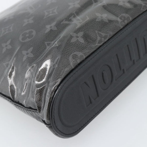 LOUIS VUITTON Monogram Eclipse Glaze Pochette Cosmos Zwart M63373 Auth ka4815