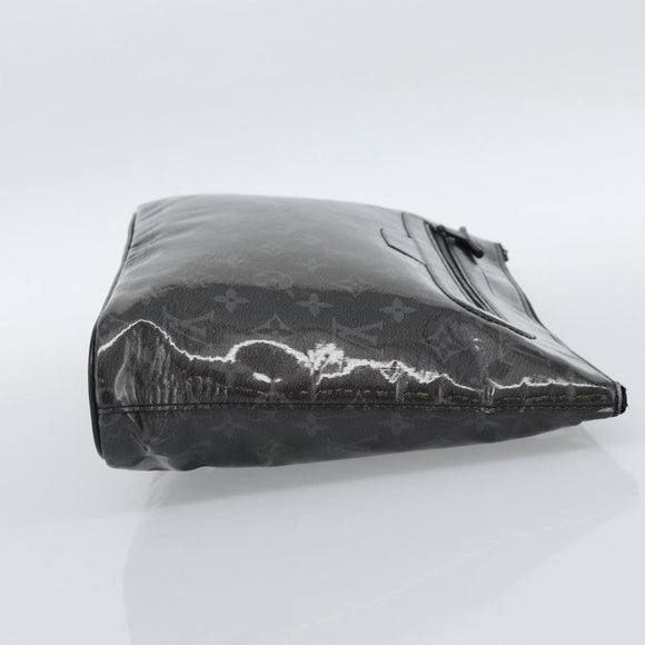 LOUIS VUITTON Monogram Eclipse Glaze Pochette Cosmos Zwart M63373 Auth ka4815