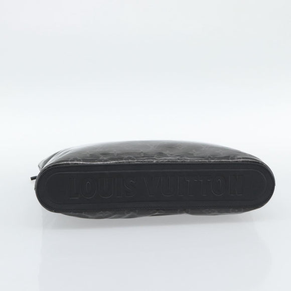 LOUIS VUITTON Monogram Eclipse Glaze Pochette Cosmos Zwart M63373 Auth ka4815