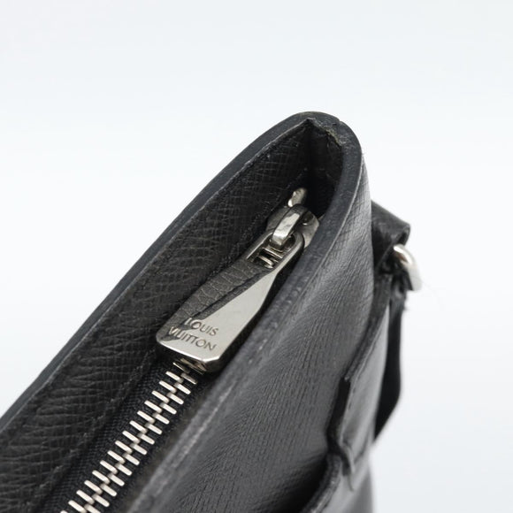LOUIS VUITTON Taiga Sasha Shoulder Bag Ardoise M32712 LV Auth ka4817