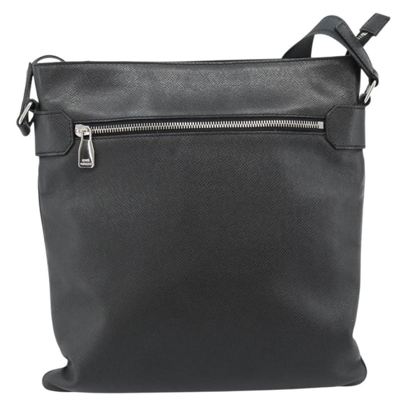 LOUIS VUITTON Taiga Sasha Shoulder Bag Ardoise M32712 LV Auth ka4817