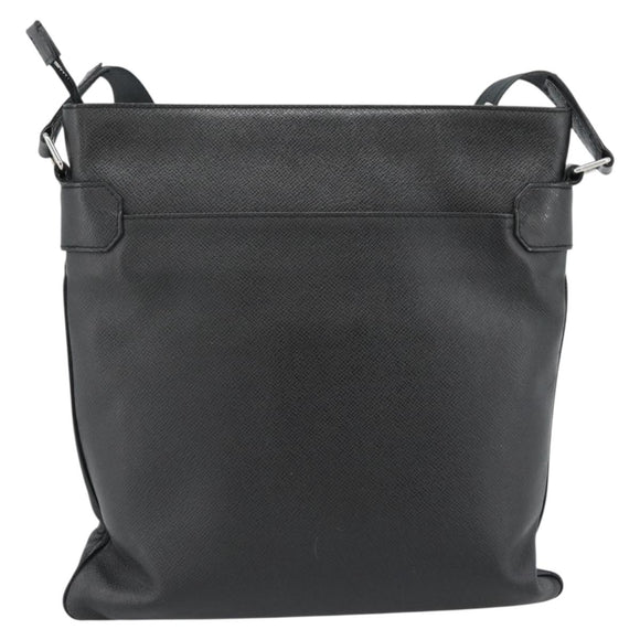 LOUIS VUITTON Taiga Sasha Shoulder Bag Ardoise M32712 LV Auth ka4817