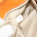 PRADA Tote Bag Canvas Beige Silver Auth ka4818V-12