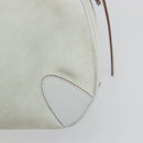 Salvatore Ferragamo Hand Bag Suede Leather Light Blue Silver Auth ka4819A-9