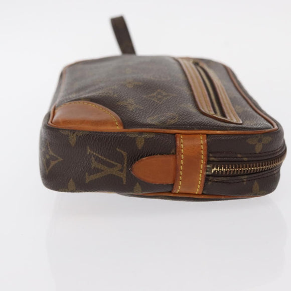 LOUIS VUITTON Monogram Marly Dragonne GM Clutch Bag M51825 LV Auth ka482