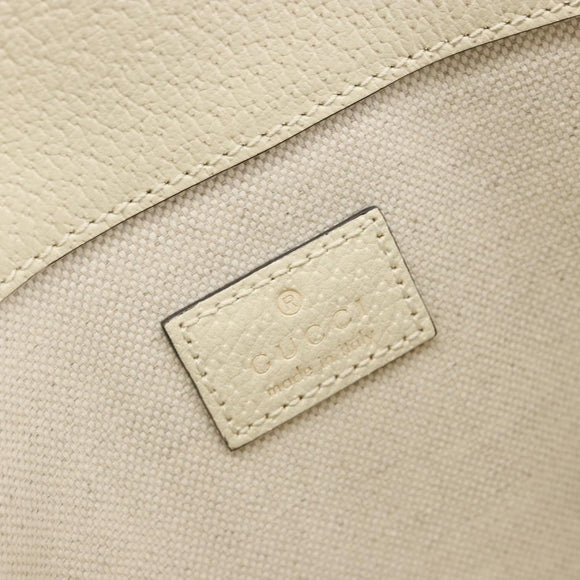 GUCCI GG Supreme Sherry Line Waist bag PVC Beige Red Navy 674081 Auth ka4820V