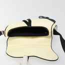 Christian Dior Saddle Shoulder Bag Canvas Beige Silver Auth ka4822V-16
