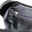 Christian Dior Saddle Shoulder Bag Canvas Beige Silver Auth ka4822V-21