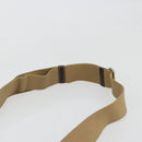 PRADA Shoulder Bag Canvas Beige Silver Auth ka4823-14