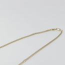 BVLGARI Chain Shoulder Bag Leather Red Gold Auth ka4824-8