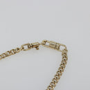 BVLGARI Chain Shoulder Bag Leather Red Gold Auth ka4824-9
