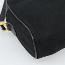 GUCCI GG Canvas Web Sherry Line Shoulder Bag Black Red Green Auth ka4825-13