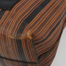 LOEWE Tote Bag Leather Brown Silver Auth ka4826-8