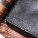 LOEWE Tote Bag Leather Brown Silver Auth ka4826-12