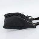 SAINT LAURENT Kahala Tote Bag Canvas Black Silver 123435 Auth ka4828-4
