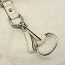 GUCCI GG Canvas Guccissima Hand Bag Leather White Silver 229852 Auth ka4829-18