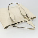 GUCCI GG Canvas Guccissima Hand Bag Leather White Silver 229852 Auth ka4829-6