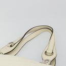 GUCCI GG Canvas Guccissima Hand Bag Leather White Silver 229852 Auth ka4829-14