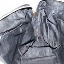 Salvatore Ferragamo Hand Bag Leather Black Gold Auth ka483-18