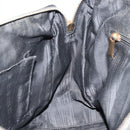 Salvatore Ferragamo Hand Bag Leather Black Gold Auth ka483-19